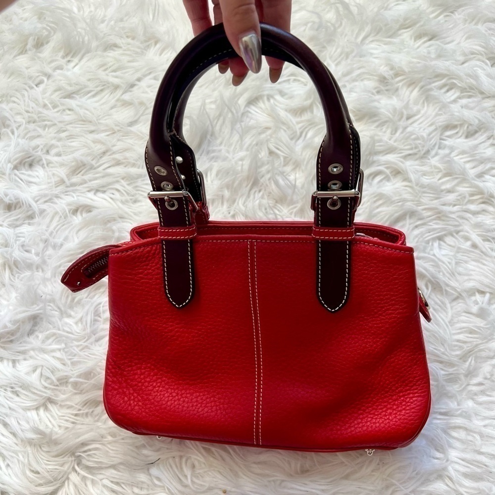 ❤️ Vintage Red Dooney and Bourke All Weather Purse Bag ❤️ - Picture 2 of 16